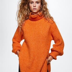 NWT Mango Oversized Perkins Neck Sweater